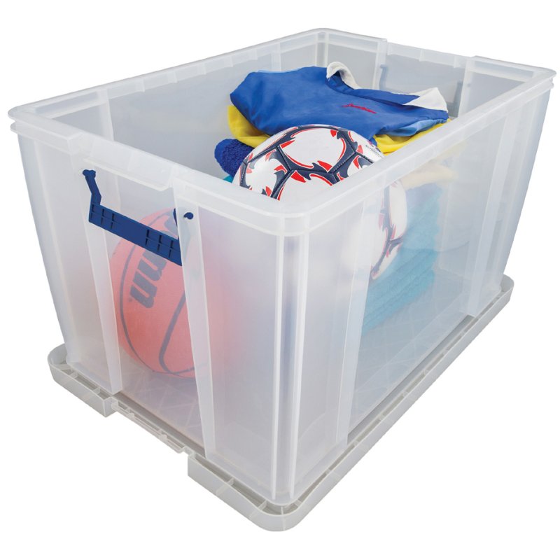 Fellowes ProStore boîte de rangement, 85 litres, transparent